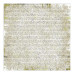 Односторонняя бумага Script Scroll 30х30 см от Authentique Paper