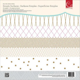 Набір паперу Simple Surface 18 аркушів 30х30 см від Cosmo Cricket