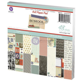 Набір паперу School Memories, 15х15 см 16 аркушів від Prima Marketing