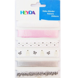 Набір стрічок "Весілля", 6 шт, 90 см від компанії Heyda
