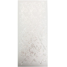 Контурные наклейки ЗОЛОТОГО цвета "Кружево из листьев", JeJe Products