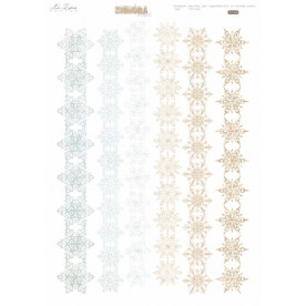 Набор высечек "Зимняя пора - бордюры", 30х21 см от Lesia Zgharda
