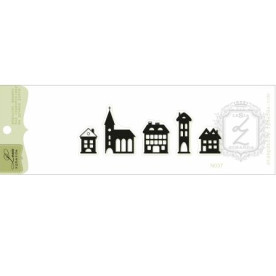 Акрилові штампи Будиночки, 5 шт