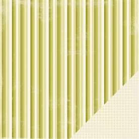 Двосторонній папір для скрапбукінгу Skinni Stripe від Making Memories