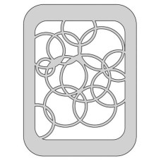 Ніж Circles 7,5x10 см від компанії Crafters Workshop