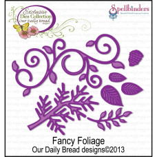 Набор ножей для тиснения и вырезания Fancy Foliage от Spellbinders