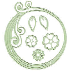 Набор ножей для тиснения и вырезания Circle Swirl от Lea'bilities
