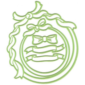 Набор ножей для тиснения и вырезания Ribbon Frame Circle от Lea'bilities