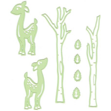 Набор ножей для тиснения и вырезания Deer & Trees от Lea'bilities