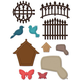 Набір ножів для тиснення і вирізання Garden Romance від Heartfelt Creations