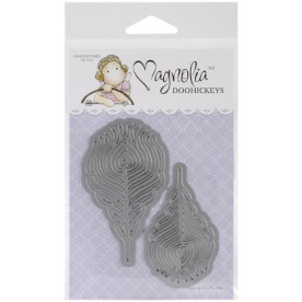Ніж для вирізання Peacock Feathers 8,3х5,0 см і 7,0х3,8 см від Magnolia DooHickeys