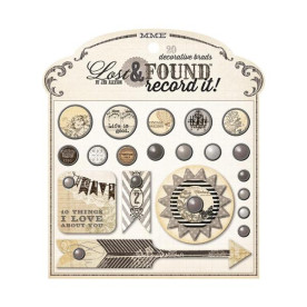 Набір брадс Antique 20 шт від компанії My Mind's Eye