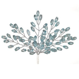 Міні-гілочки з акриловими пелюстками блакитного кольору, 6 шт від Hobby and You