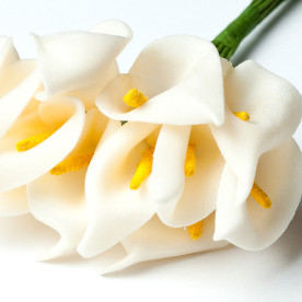 Набір квіточок "Кали", розмір 3 см, 12 шт від Hobby and You