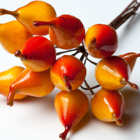 Набір прикрас "Груші", 20х14 мм, 12 шт від Hobby and You