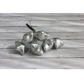 Набір срібних зірочок, 6 шт від компанії Hobby and You