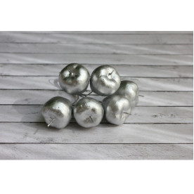 Набір срібних яблучок, 6 шт від компанії Hobby and You