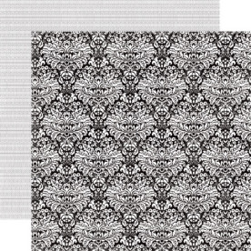 Двусторонняя бумага Just Married Damask 30х30 см от Echo Park