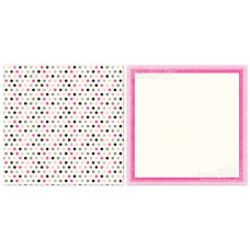 Двусторонняя бумага Precious Polka Dots 30х30 см от Echo Park