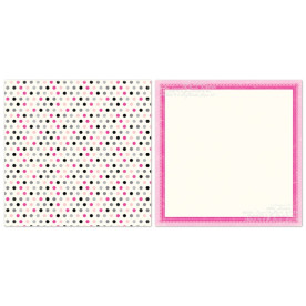 Двосторонній папір Precious Polka Dots 30х30 см від Echo Park
