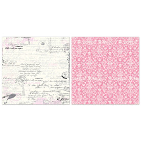 Двосторонній папір Love Letters 30х30 см від Echo Park