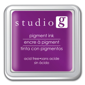 Пігментні чорнила для Штампінг Purple, 5х5 см, від Hampton Art