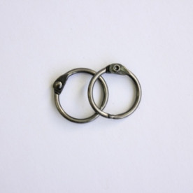 Кільця для альбомів сріблястого кольору, 2 шт, 20 мм від ScrapBerry's