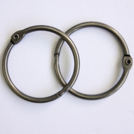 Кільця для альбомів сріблястого кольору, 2 шт, 40 мм від ScrapBerry's