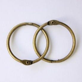 Кільця для альбомів кольору античної міді, 2 шт, 25 мм від ScrapBerry's