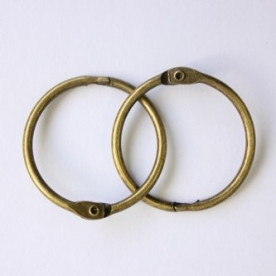 Кільця для альбомів кольору античної міді, 2 шт, 30 мм від ScrapBerry's
