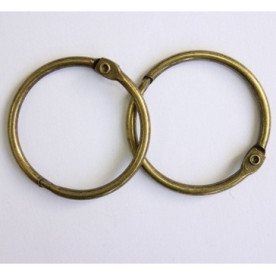 Кільця для альбомів кольору античної міді, 2 шт, 40 мм від ScrapBerry's