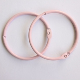 Кольца для альбомов розового цвета, 2 шт, 50 мм от ScrapBerry's