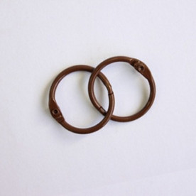 Кольца для альбомов темно-коричневого цвета, 2 шт, 20 мм от ScrapBerry's