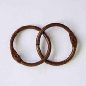 Кільця для альбомів темно-коричневого кольору, 2 шт, 30 мм від ScrapBerry's