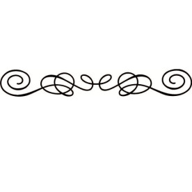 Акриловый штамп Вензель 6,6х0,9 см