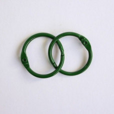 Кільця для альбомів зеленого кольору, 2 шт, 25 мм від ScrapBerry's