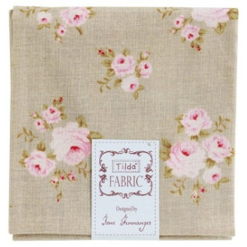 Тканина для рукоділля сіро-зеленого кольору 55х50 см від Tilda