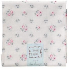 Ткань для рукоделия белого цвета Джейн 55х50 см от Tilda