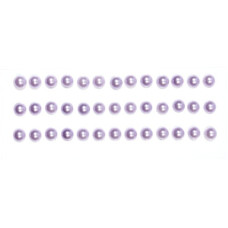 Полужемчужины сиреневого цвета на клеевой основе, 6 мм, 39 шт от ScrapBerry's