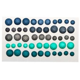 Набор граненых камушков в холодных тонах, 50 шт от ScrapBerry's