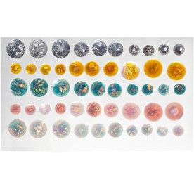 Набор блестящих граненых камушков, 50 шт от ScrapBerry's