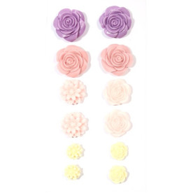 Набір кабошонов на клейовий основі Кольори Занепаду, 12 шт від ScrapBerry's