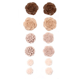 Набор кабошонов на клеевой основе Ретро, 12 шт от ScrapBerry's