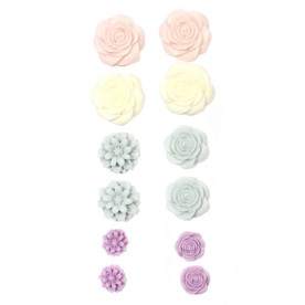 Набор кабошонов на клеевой основе Пастель, 12 шт от ScrapBerry's