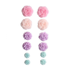 Набор кабошонов на клеевой основе Нежность, 12 шт от ScrapBerry's
