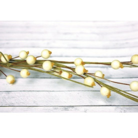 Веточка белого цвета с ягодками, 39 см от ScrapBerry's