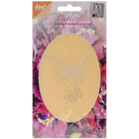 Нож для тиснения и вырезания Butterfly Oval от Joy! Crafts