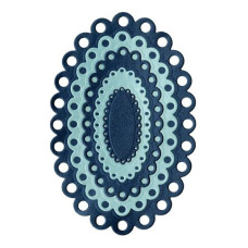 Ножі для тиснення і вирізання Eyelet Ovals 5 шт від We R Memory Keepers