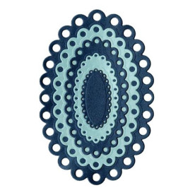 Ножи для тиснения и вырезания Eyelet Ovals 5 шт от We R Memory Keepers