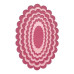 Ножі для тиснення і вирізання Scallop Ovals 9 шт від We R Memory Keepers